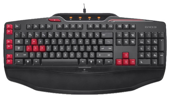 Клавиатура проводная Logitech G103 / Мембранная photo 1 Клавиатура проводная Logitech G103 / Мембранная photo 1