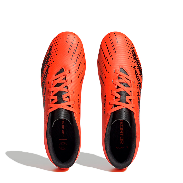 Ghete p/u fotbal Adidas PREDATOR ACCURACY.4 FxG pt Barbati / 45.5 / Oranj-negru photo 2