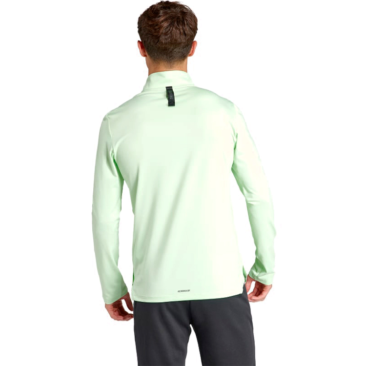 Hanorac pt bărbați Adidas WO QUARTER ZIP L Verde photo 2