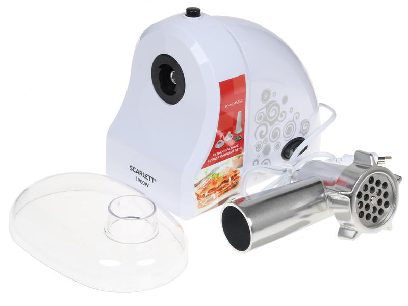 Set tocator de carne + mixer Scarlett SC- MG45S52 + SC-HM40S03,  photo 2