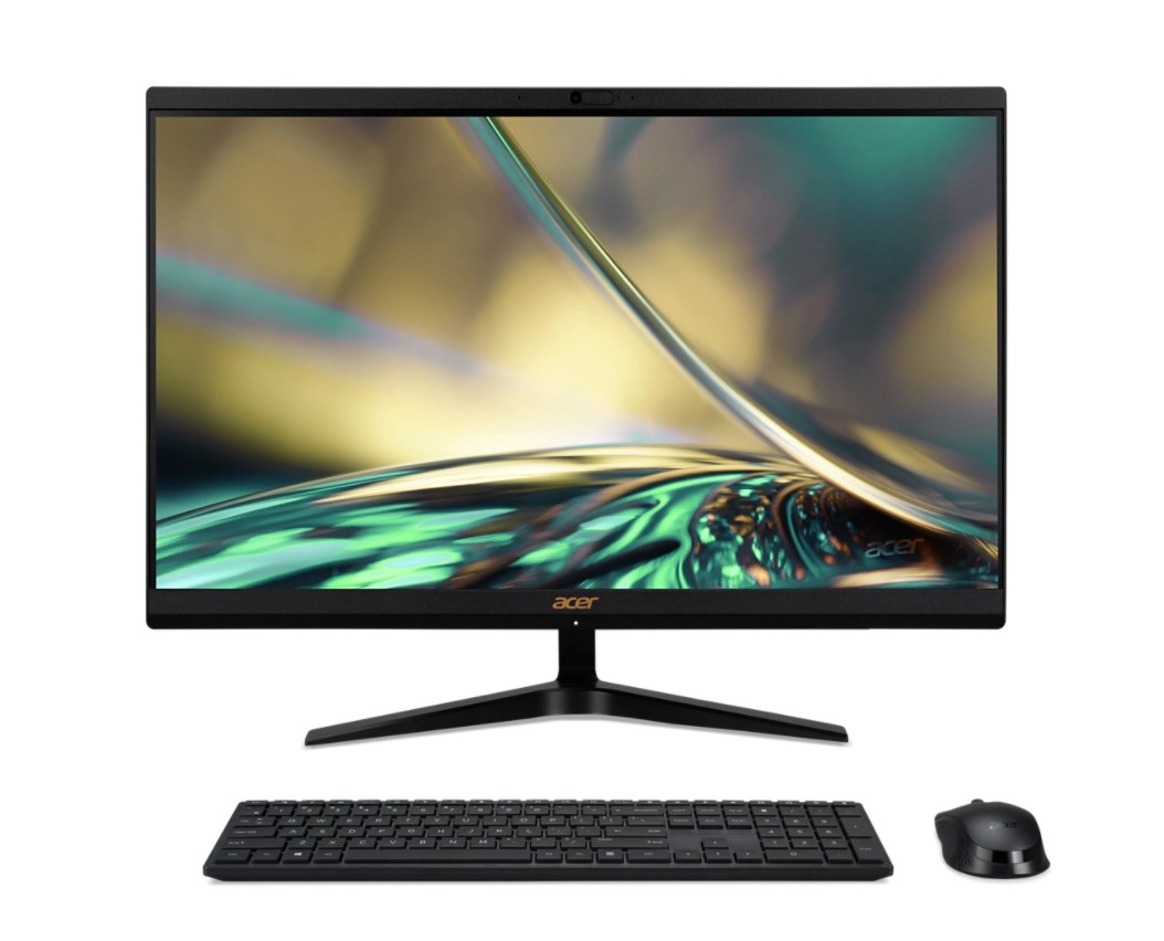 All-in-One PC - 23.8" ACER Aspire C24-1700 FHD IPS, Intel® Core® i3-1215U, 1x8GB DDR4 RAM, 256G M.2 PCIe SSD, Intel® Iris Xe Graphics, NO ODD, CR, HD cam, WiFi6 AX201+BT 5.0, LAN, 65W PSU, USB KB/MS, Endless OS, Iron Gray. photo 1