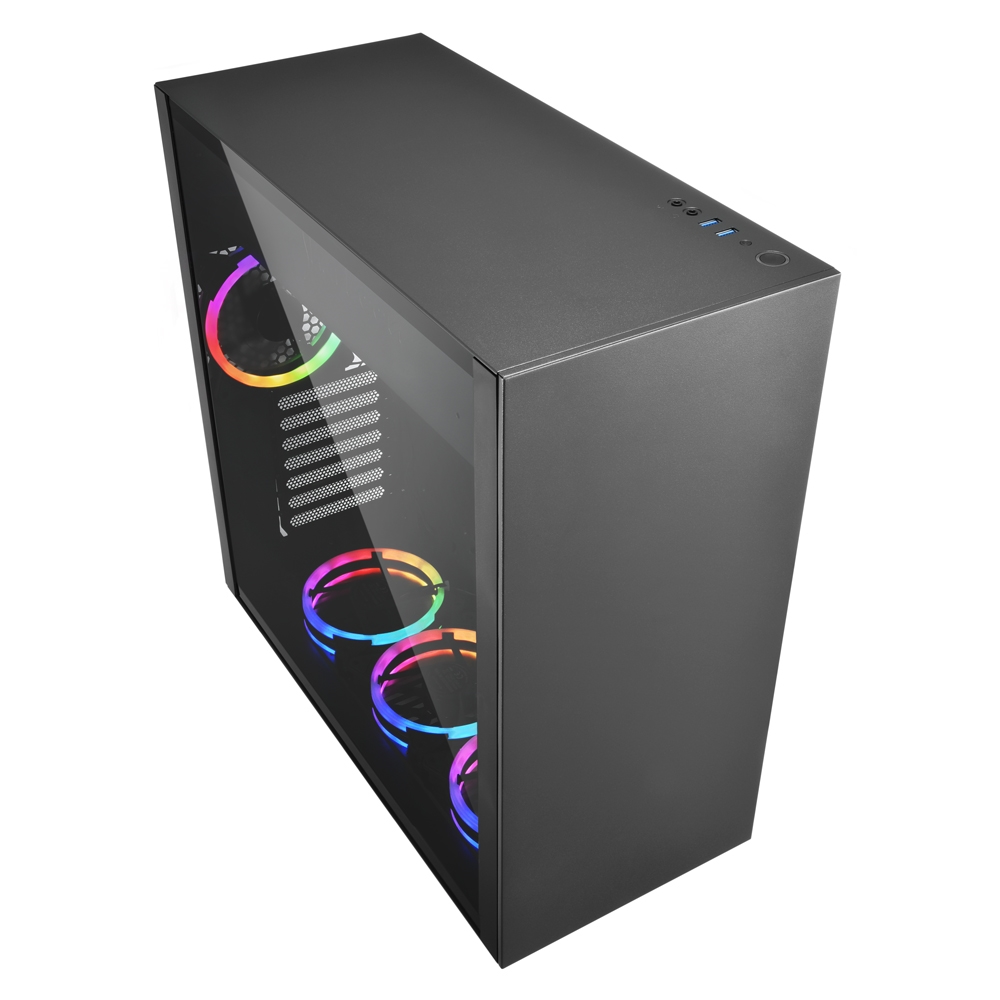 Calculator ATOL PC1080MP - Gaming A-RGB#2.4.2/ AMD Ryzen 7 5700X / 32GB/ 500GB SSD/ Radeon RX7600/ Black photo 3