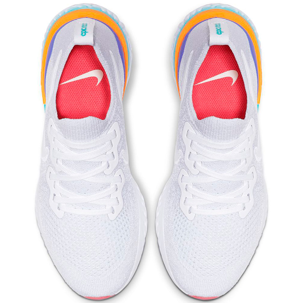 Кроссовки Nike W EPIC REACT FLYKNIT 2 / Женский / 42 / Белый photo 4
