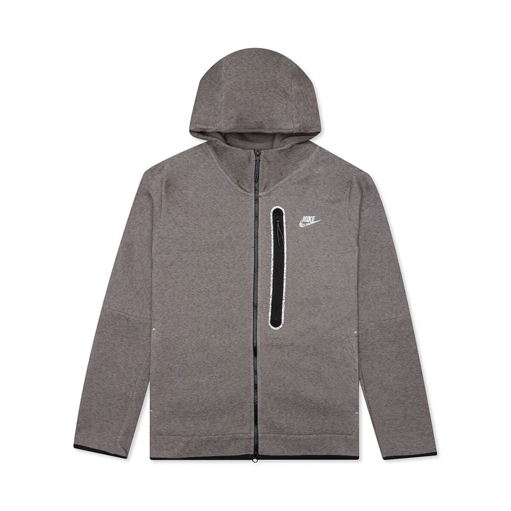 Hanorac pt bărbați Nike M NSW TCH FLC FZ HD REVIVAL M Gri photo 1