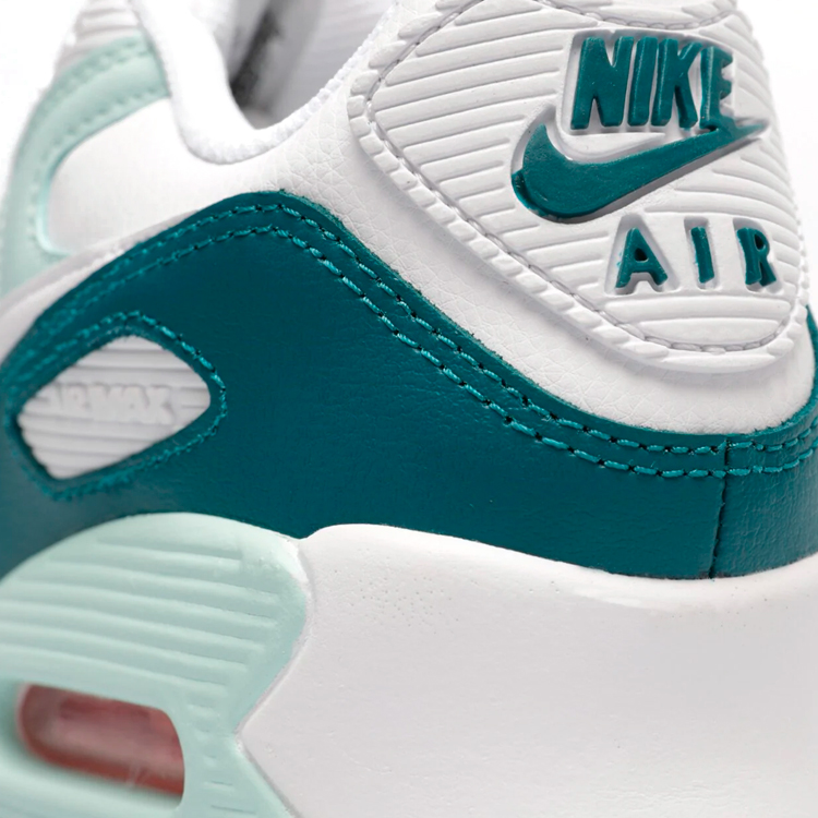 Incaltaminte Sport Nike AIR MAX 90 LTR (PS) pt Femei / 34 / Alb-verde photo 3