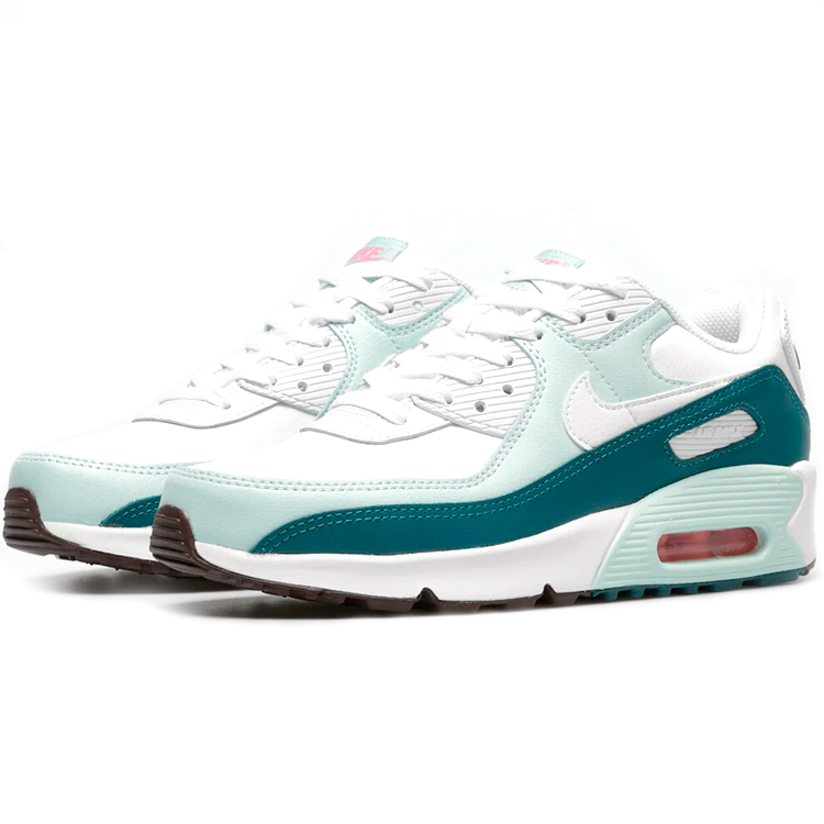 Incaltaminte Sport Nike AIR MAX 90 LTR (PS) pt Femei / 34 / Alb-verde photo 4