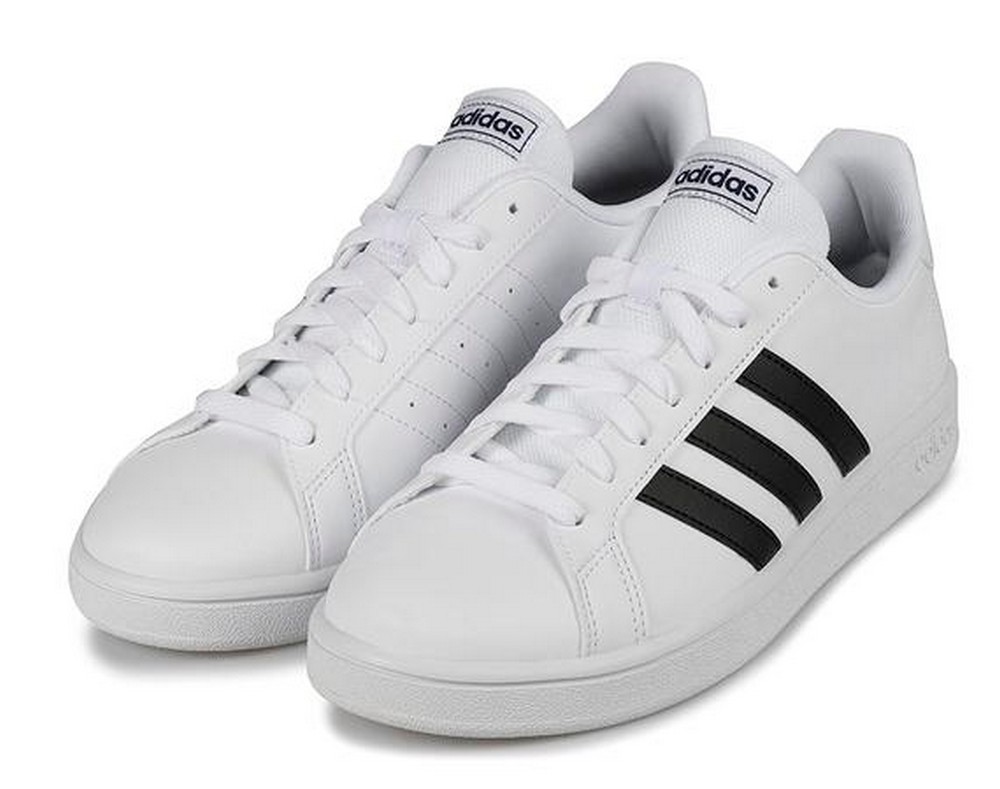 Кроссовки Adidas GRAND COURT BASE / Мужской / 42 / Белый/Черный photo 2