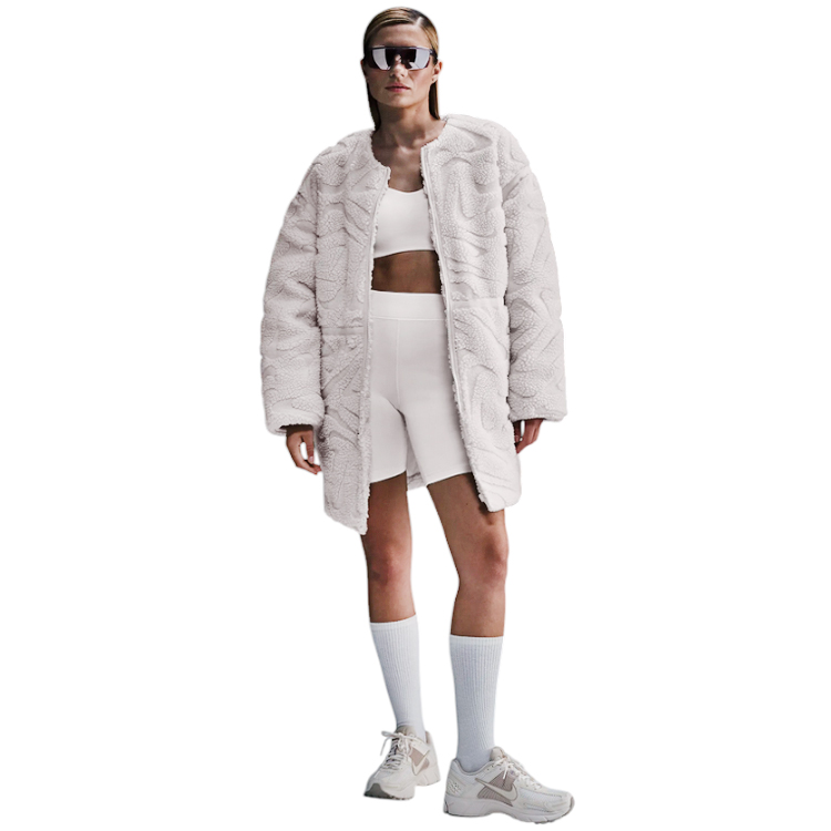 Scurta Nike W NSW COZY HBR JKT M Bej Femei photo 2