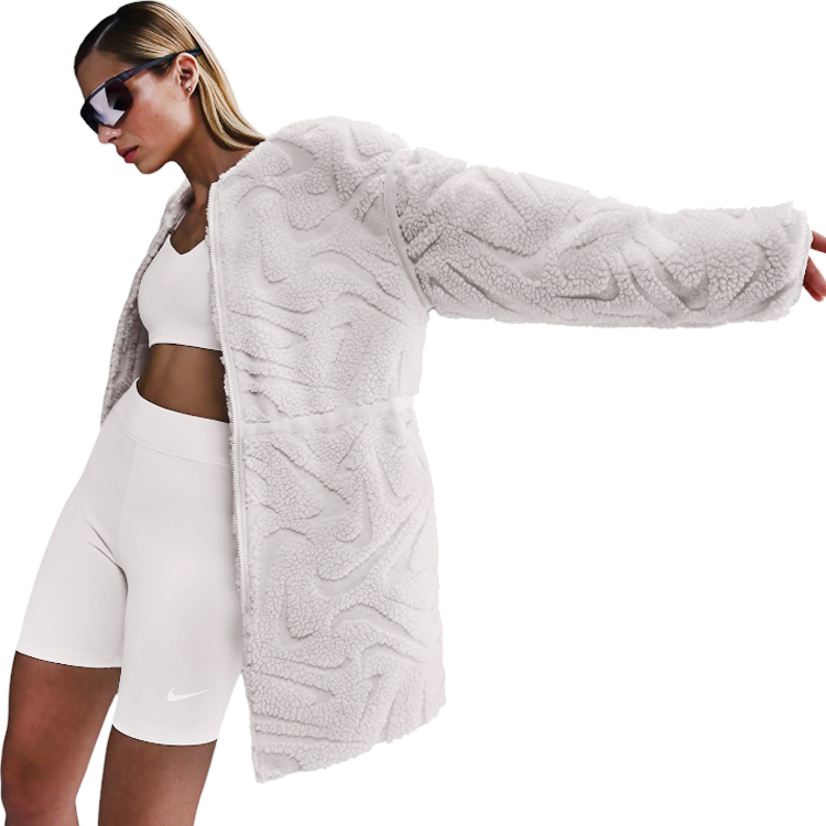 Scurta Nike W NSW COZY HBR JKT M Bej Femei photo 4