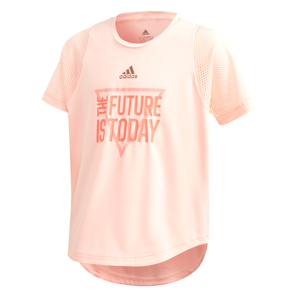 Футболка Adidas G A.R. XFG TEE / Женский / 122 / Коралловый photo 1