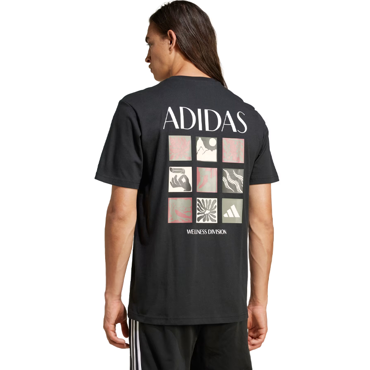 Футболка мужская Adidas M WELLNESS SS T XL Черный photo 3