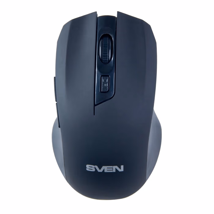 SVEN RX-350W Black Wireless, Optical Mouse, 2.4GHz, 5-buttons, Nano Receiver, 1200/1800 dpi, USB 