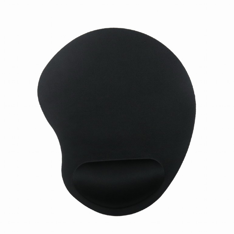 Gembird Mouse pad MP-ERGO-01, Mouse pad with soft wrist support, black photo 1