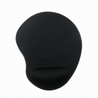 Gembird Mouse pad MP-ERGO-01, Mouse pad with soft wrist support, black thumbnav 1