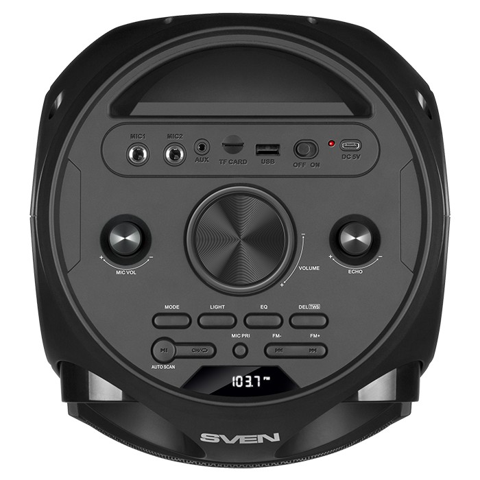 Boxa portabila  SVEN PS-750 Black / 50W / Bluetooth / FM tuner / USB / microSD photo 6