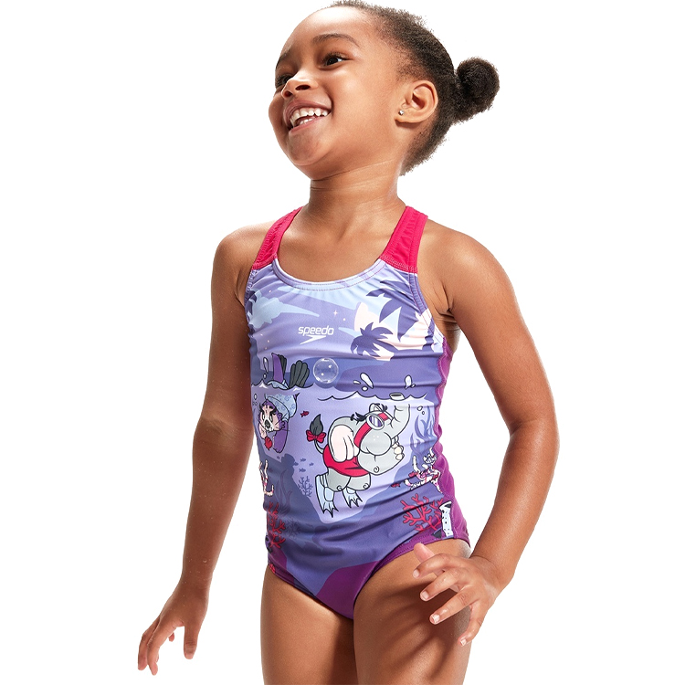 Купальник Speedo LTS BCK 1PC XBCK IF / Женский / 3 / Фиолетовый photo 1