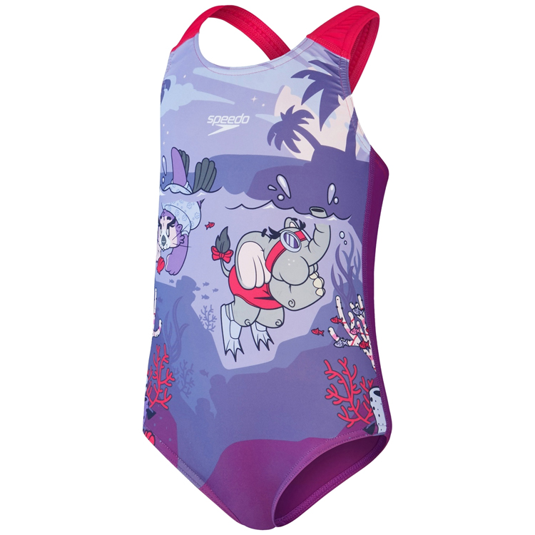 Купальник Speedo LTS BCK 1PC XBCK IF / Женский / 3 / Фиолетовый photo 2