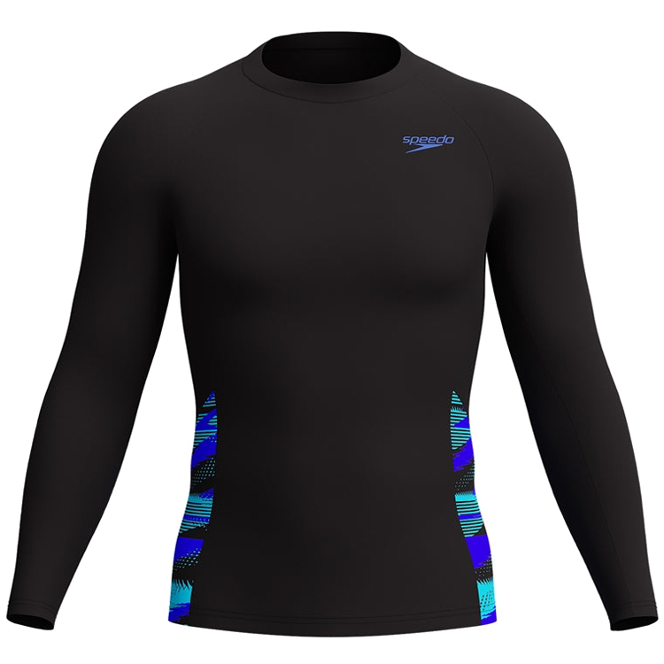 Tricou bărbătesc Speedo END+ SPLICE RASH TOP S Negru photo 3