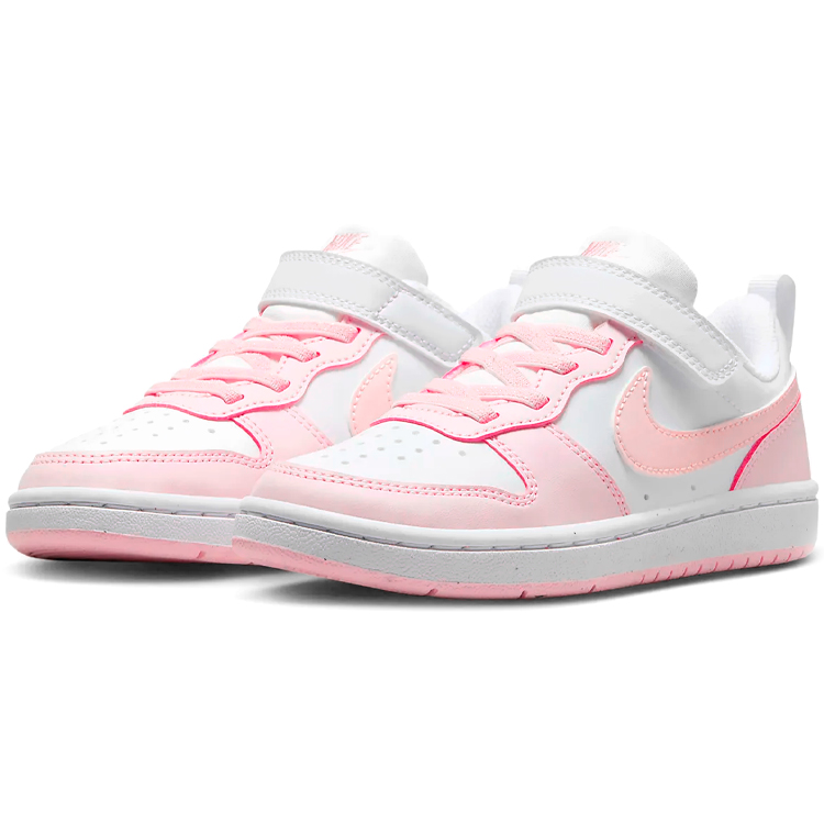 Кроссовки Nike COURT BOROUGH LOW RECRAFT (PS) / Женский / 34 / Белый/Розовый photo 3