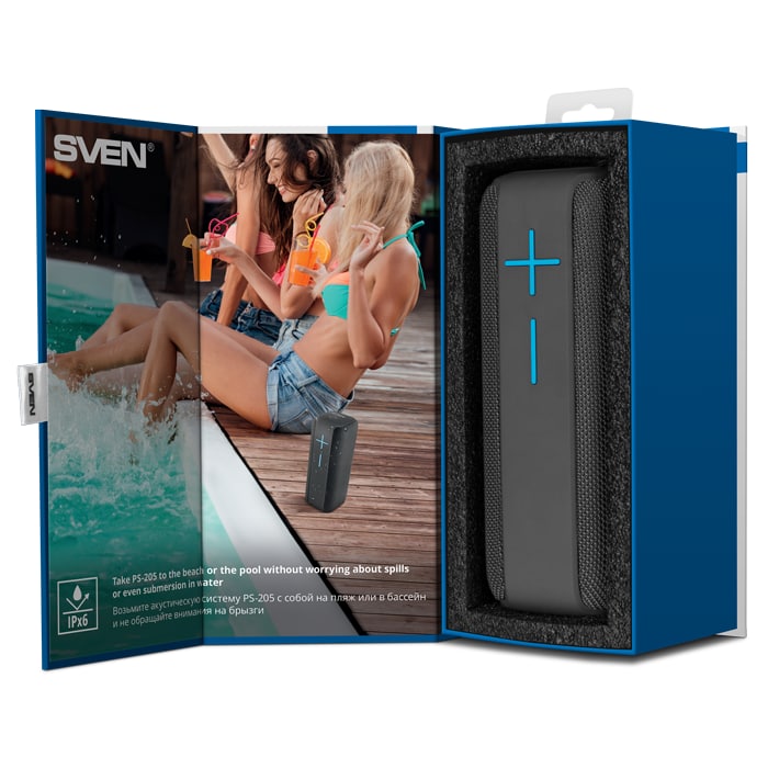 Boxa portabila Sven PS-205 Negru photo 10