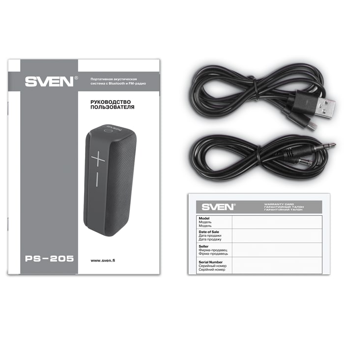 Boxa portabila Sven PS-205 Negru photo 9