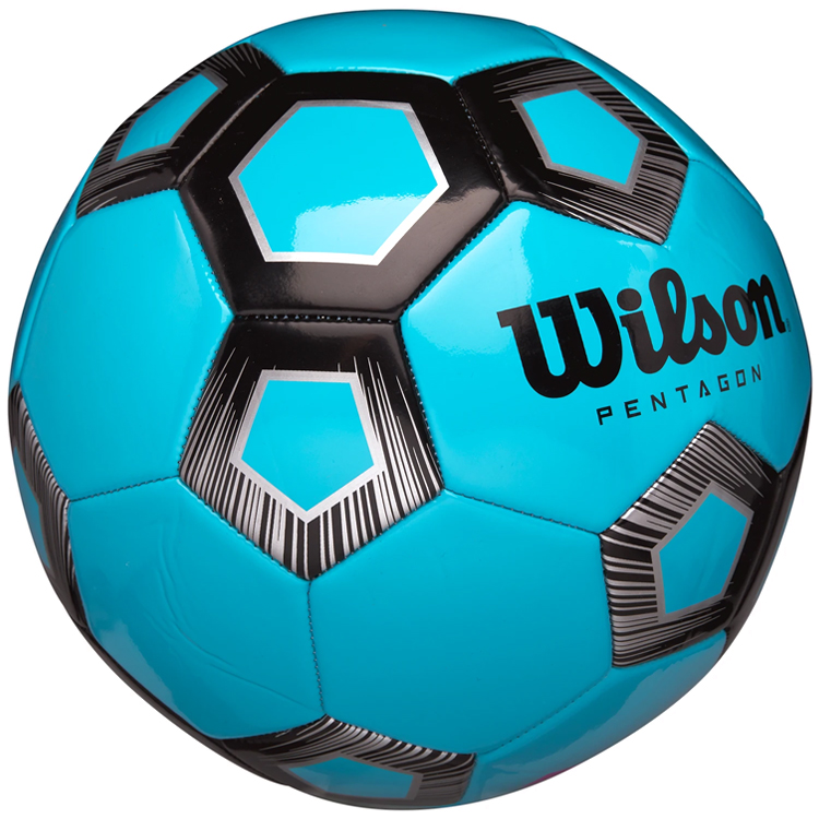Minge fotbal Wilson WTE8542XB05 / Marimea 5 / Albastru-negru photo 2
