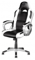 Trust Gaming Chair GXT 705W Ryon - White/ Black, Class 4 gas lift, Armrest with comfortable cushions, Strong wooden frame,Tilting seat with locking possibility, up to 150kg thumbnav 1