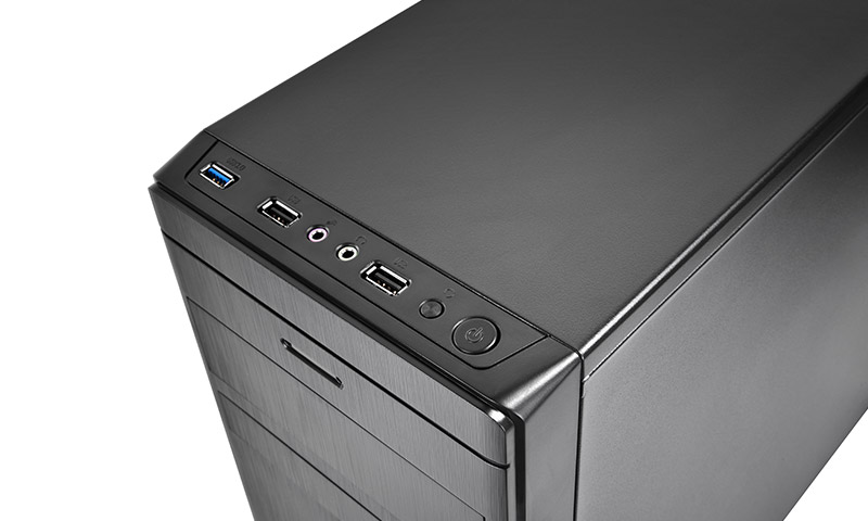ATOL PC1039MP - Business #7 v2: Intel Quad-Core i3-12100 4C/8T 3.3-4.3GHz/ MB H610M VGA, HDMI/ RAM 16GB DDR4 2666/ M.2 NVMe 500GB/ Case DeepCool Wave V2, PSU DeepCool PF400, OS Linux photo 2