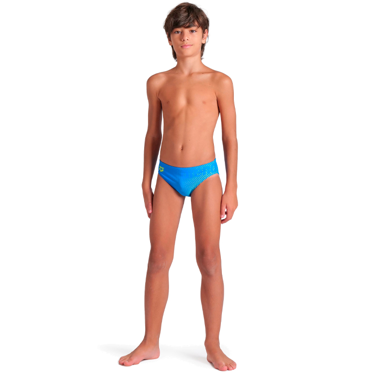 Плавки Arena DIM LIGHT SWIM BRIEFS 116 Голубой/желтый Мужской photo 3