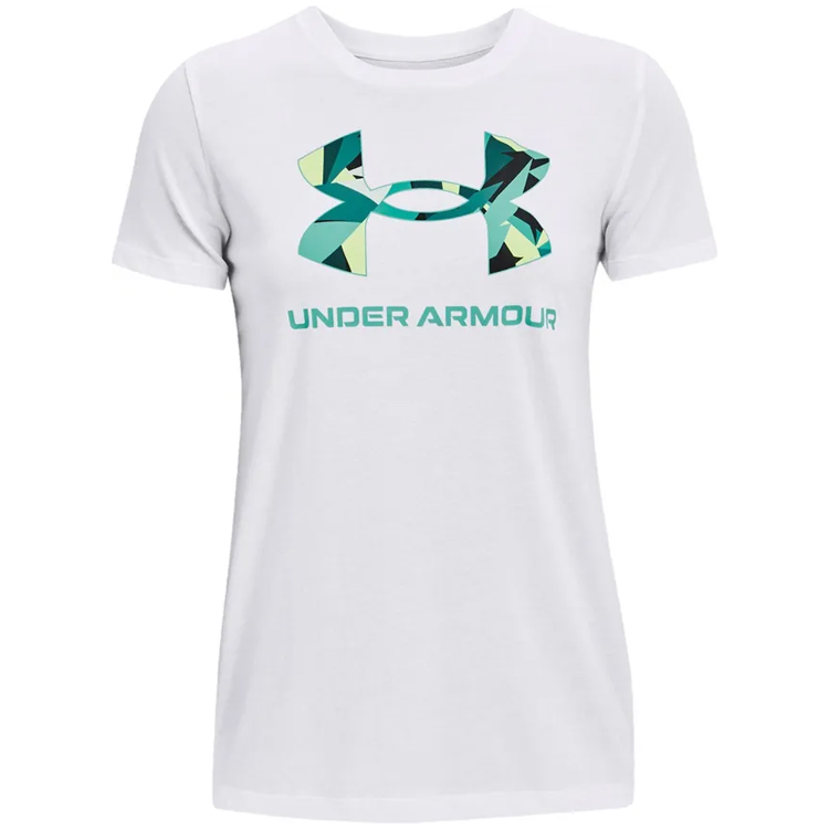 Tricou Under Armour LIVE SPORTSTYLE GRAPHIC SSC XS Alb Femei photo 1