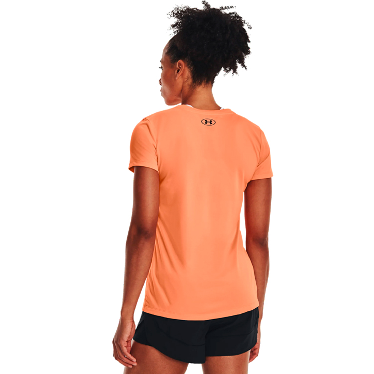 Tricou Under Armour UA Tech Solid Script SSC / Femei / L / Portocaliu photo 3