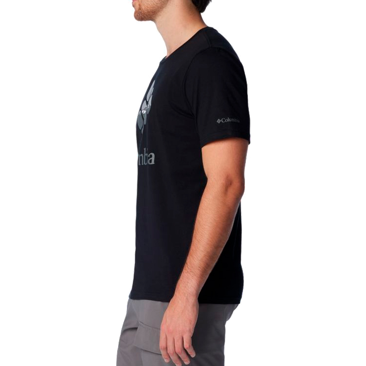 Tricou bărbătesc Columbia M Rapid Ridge Graphic Tee S Negru photo 4