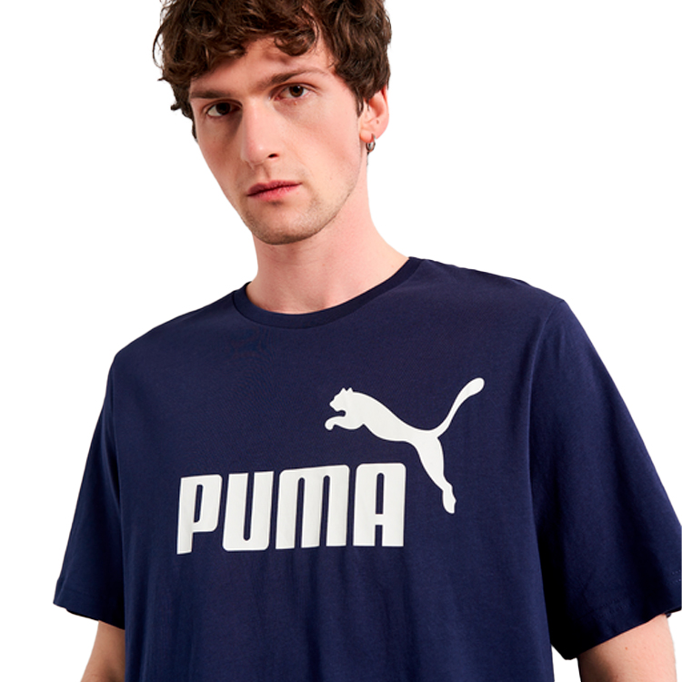 Tricou bărbătesc Puma ESS Logo Tee S Albastru photo 2