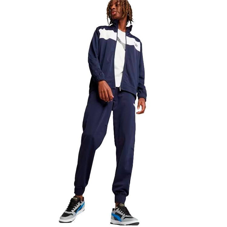 Спортивный костюм мужской Puma Poly Suit cl M Синий photo 2