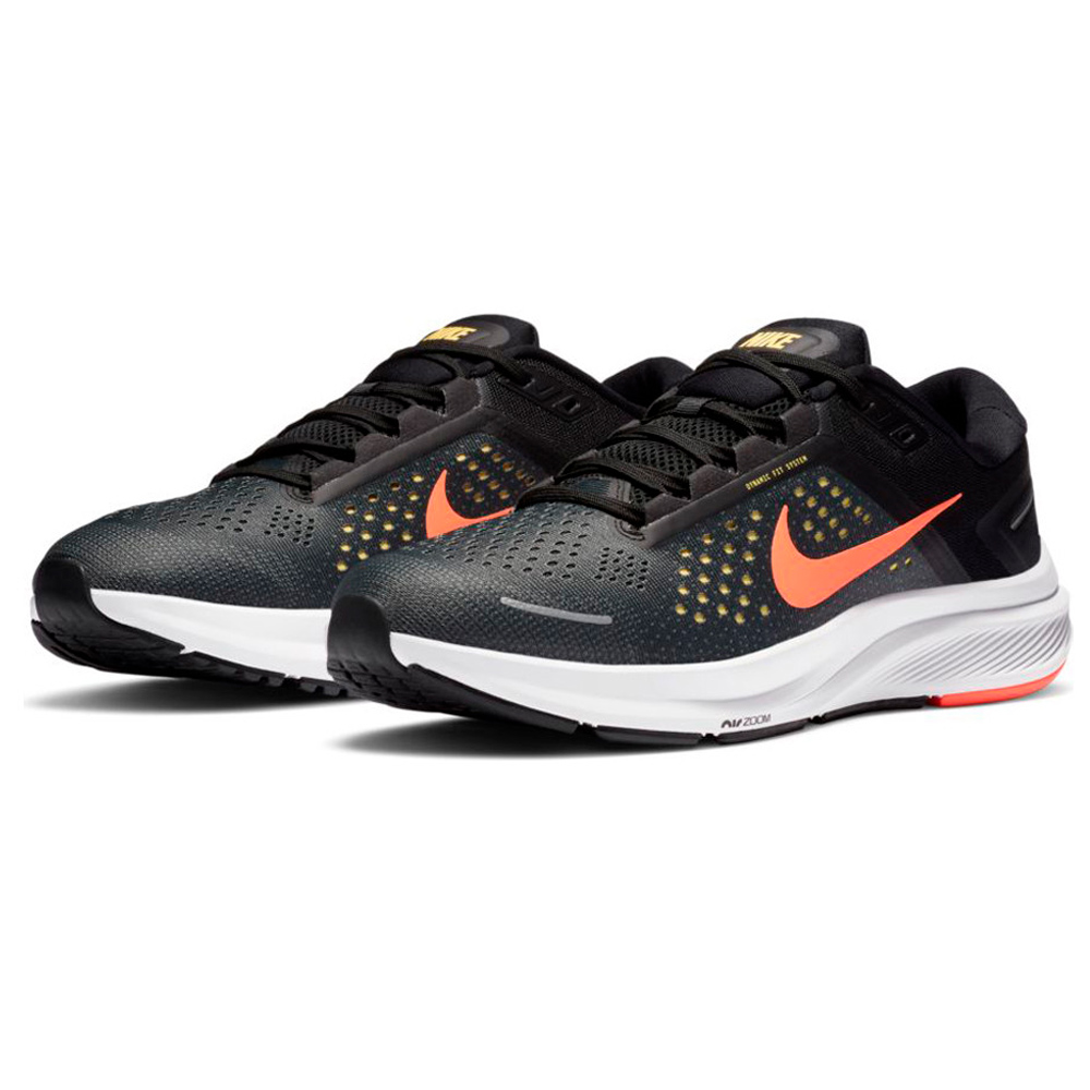 Кроссовки Nike AIR ZOOM STRUCTURE 23 / Мужской / 44 / Черный/Оранжевый photo 4