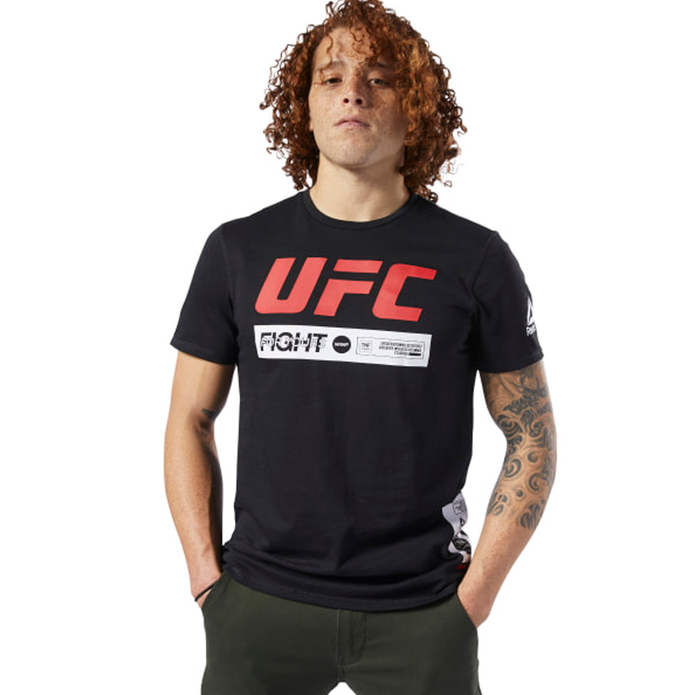 Футболка мужская Reebok UFC FG FIGHT WEEK TEE S Черный photo 3