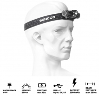 Налобный фонарь Sencor SLL706 thumbnav 7