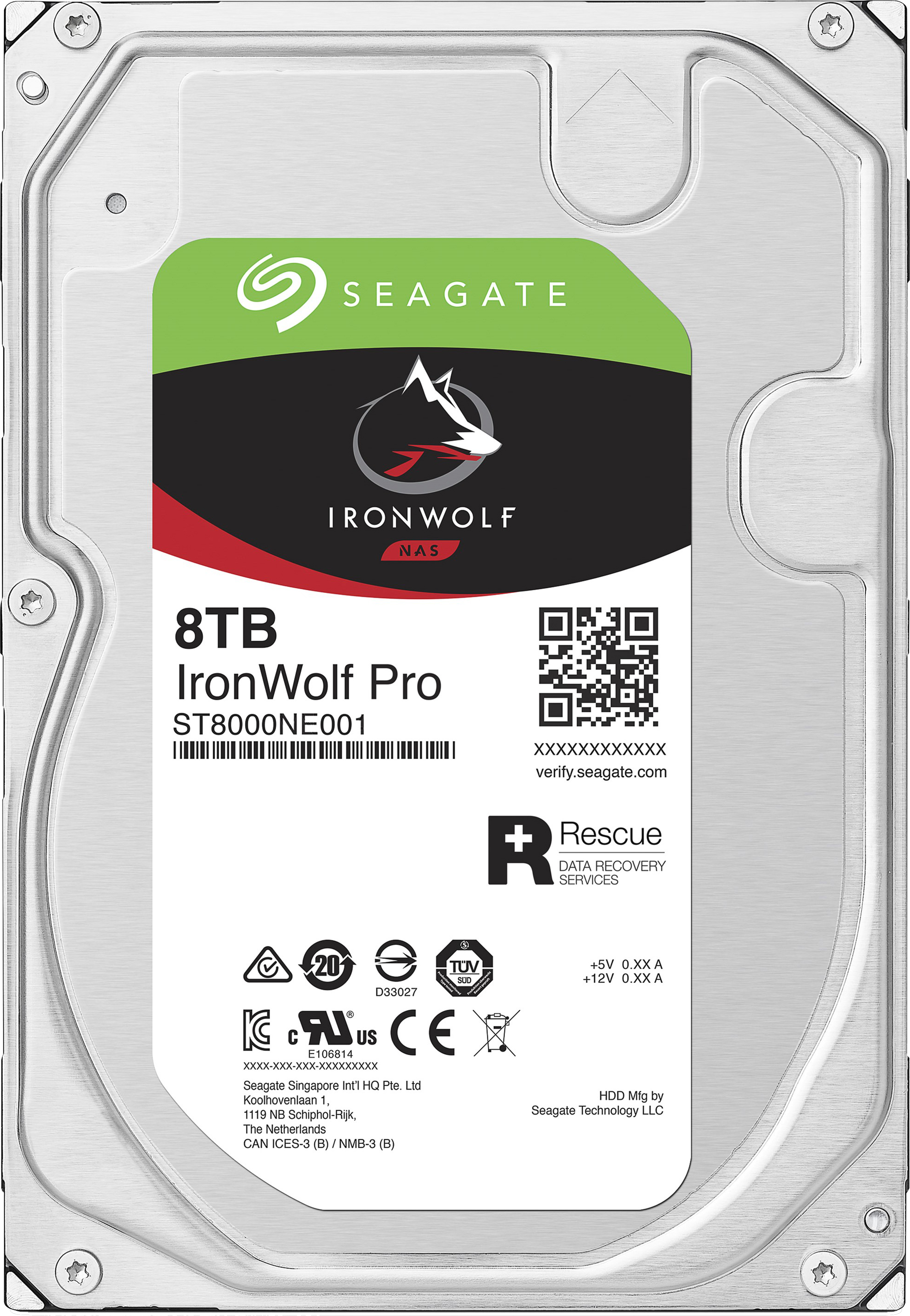 3.5" HDD 8.0TB Seagate ST8000NE001 IronWolf™ PRO Enterprise NAS, 7200rpm, 256MB, SATAIII photo 1