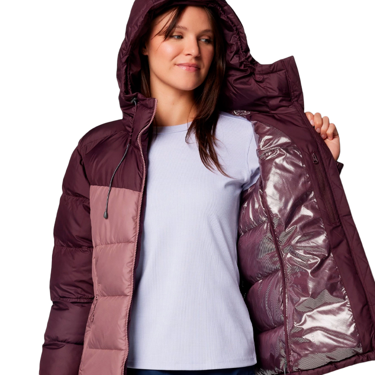 Scurta Columbia Pike Lake II Insulated Jacket XS Bordo-roz Femei photo 3