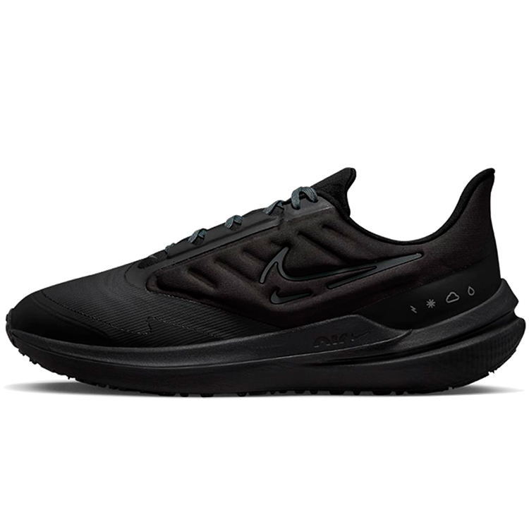 Кроссовки Nike AIR WINFLO 9 SHIELD / Мужской / 44 / Черный photo 1
