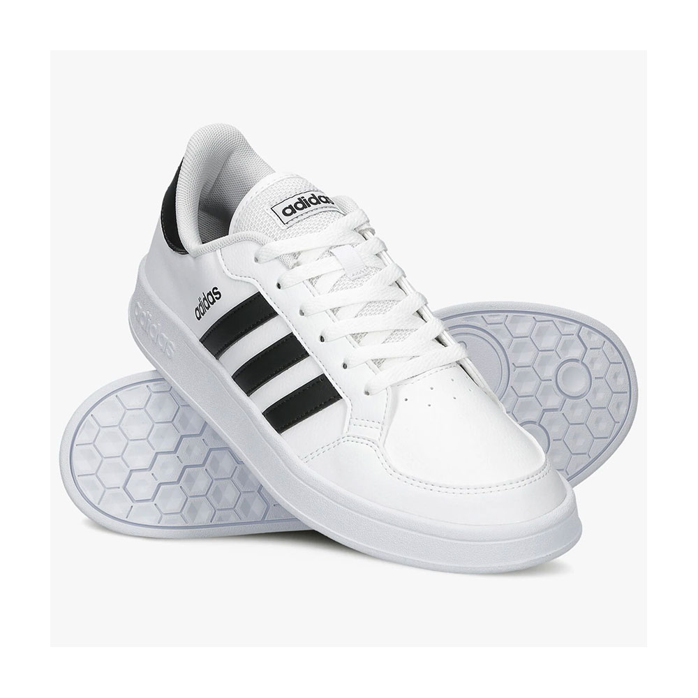 Incaltaminte Sport Adidas BREAKNET pt Barbati / 46 / Alb-negru photo 2