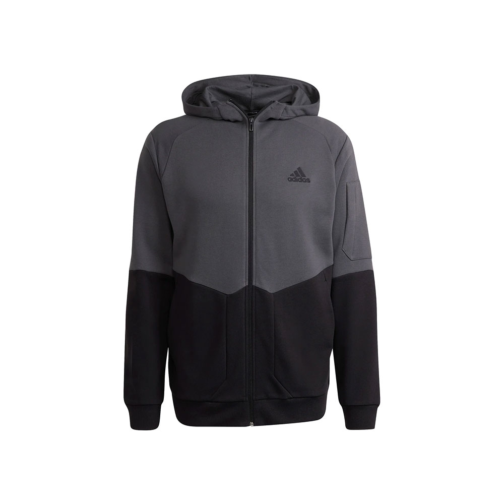 Hanorac pt bărbați Adidas M GMDY FZ HD M Negru-gri photo 1 Hanorac pt bărbați Adidas M GMDY FZ HD M Negru-gri photo 1