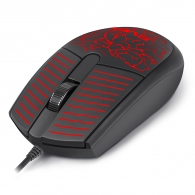 SVEN RX-70, Optical Mouse, Changeable backlighting, Soft Touch coating, 2+1 (scroll wheel), 1200 dpi, USB,  2m, Black thumbnav 4