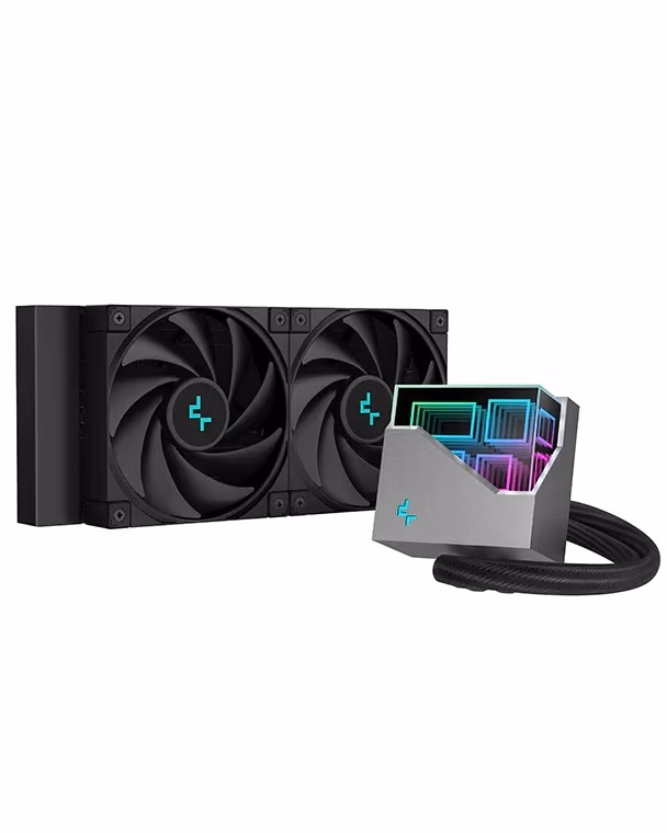 Sistem de racire lichid DEEPCOOL LT520 / Universal / 240W / fans: 500~2250pm, pump: 2400rpm / 17.6~32.9 dBA / 85.85CFM / Black 