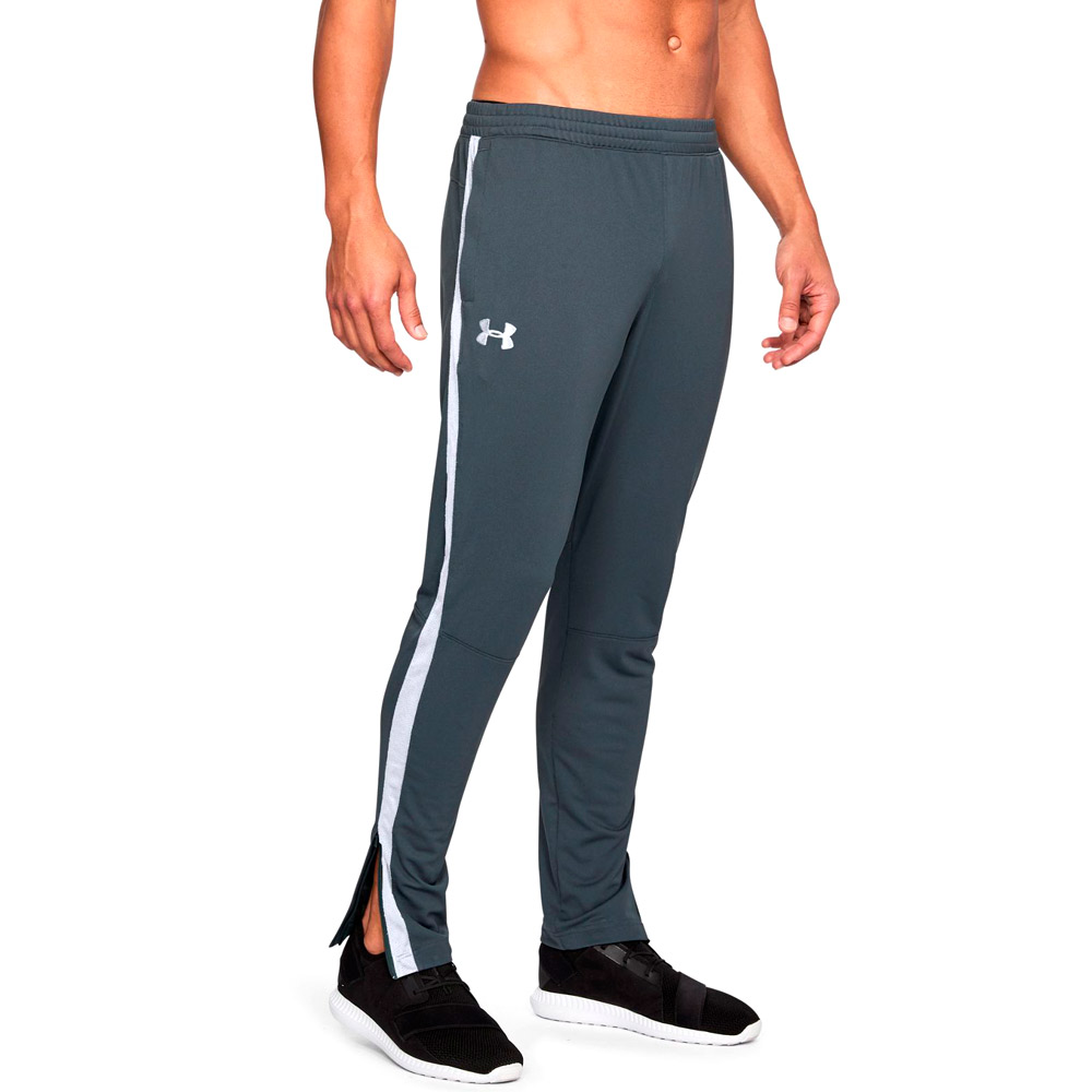 Брюки Under Armour SPORTSTYLE PIQUE TRACK PANT S Серый    Мужской photo 4
