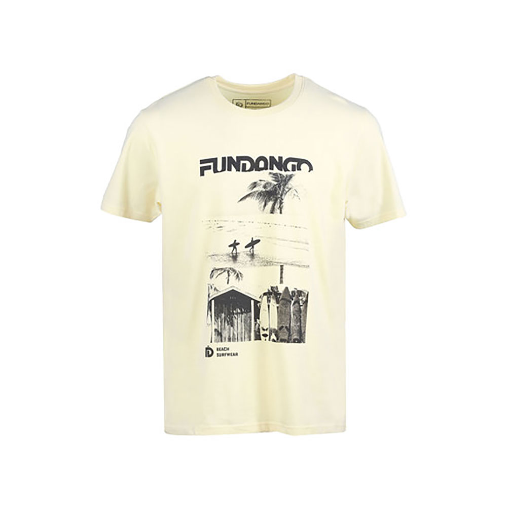 Tricou bărbătesc Fundango Basic T Logo 6 S Galben photo 1 Tricou bărbătesc Fundango Basic T Logo 6 S Galben photo 1