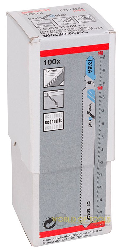 Набор пилок для лобзика Bosch T 318 A, 2608631808 photo 3