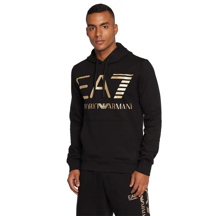 Hanorac pt bărbați EA7 EMPORIO ARMANI SWEATSHIRT M Negru photo 6