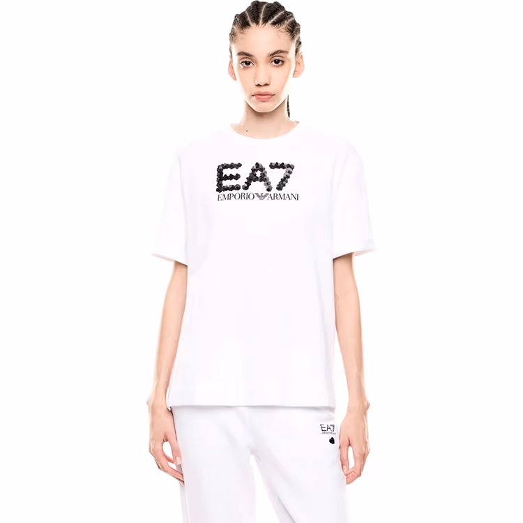 Tricou EA7 EMPORIO ARMANI TRAIN LOGO SERIES W TEE CRYSTA
