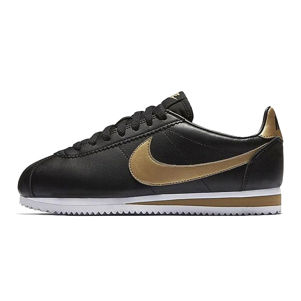Кроссовки Nike CLASSIC CORTEZ LEATHER / Женский / 38 / Черный/Золотой photo 1 Кроссовки Nike CLASSIC CORTEZ LEATHER / Женский / 38 / Черный/Золотой photo 1
